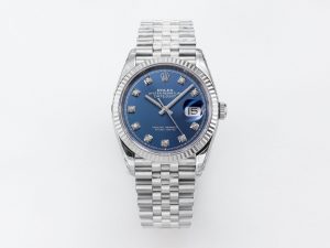 VSFactory (VSF) Rolex DateJust 36 126234 Blue Diamonds Dial 904L Steel Jubilee Bracelet VS3235 Movement