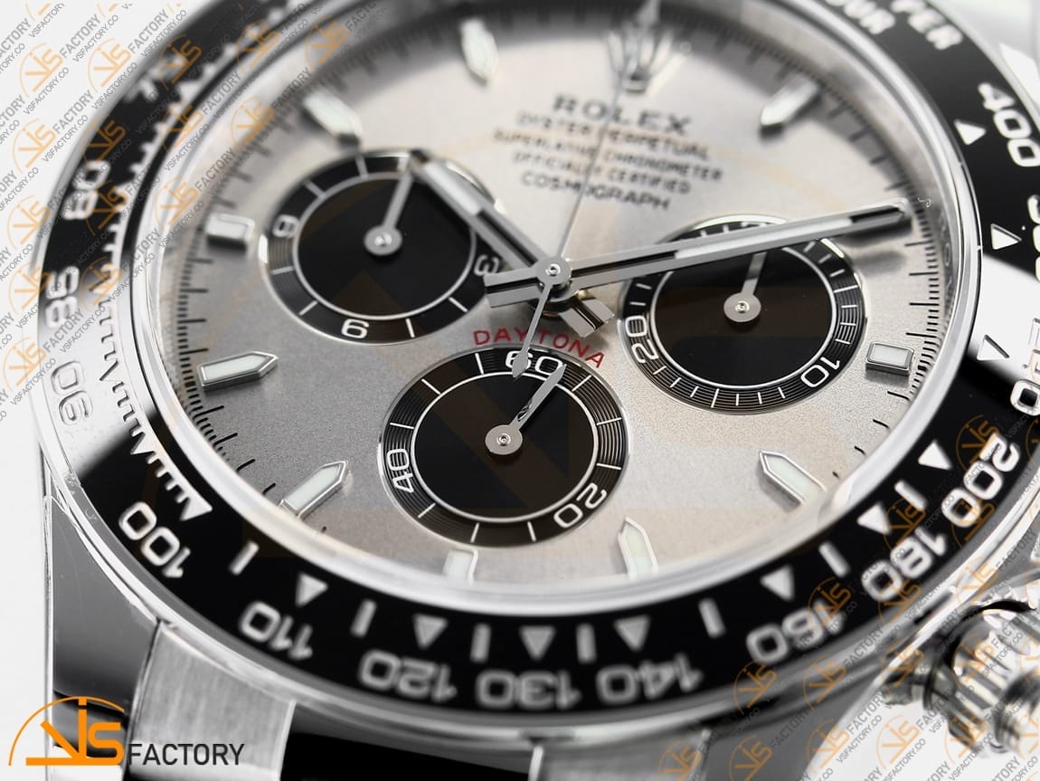 VSFactory (VSF) Rolex Daytona 126519 Gray Black Dial White Gold Oysterflex / DD4801 Movement - 图片 11