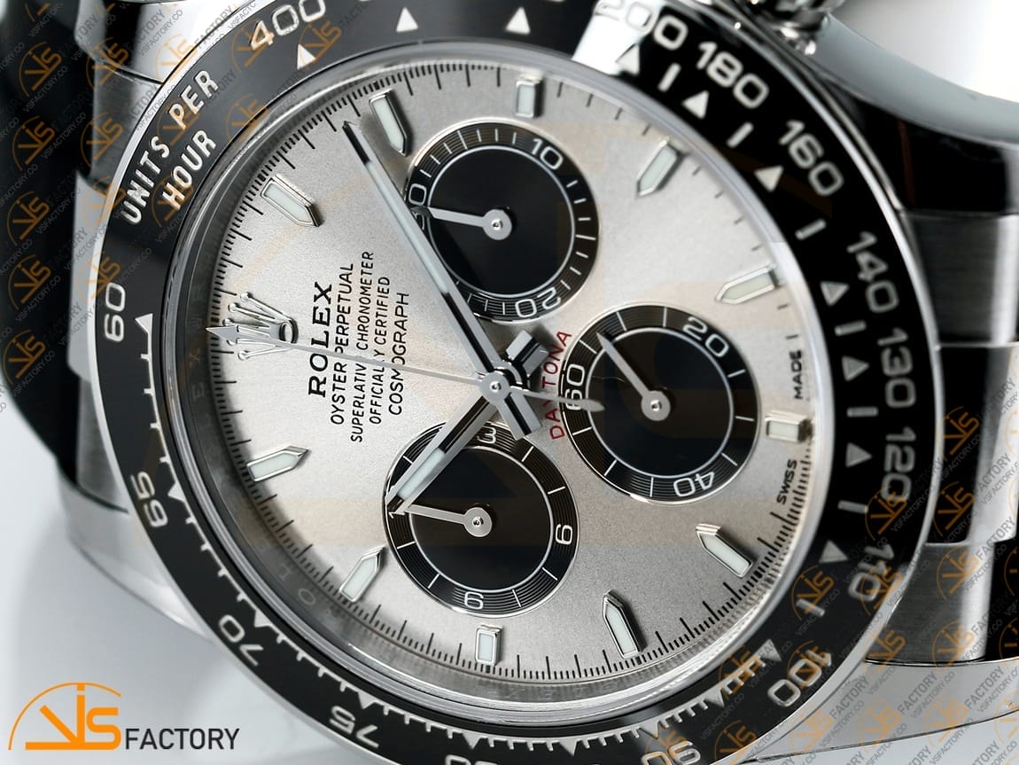 VSFactory (VSF) Rolex Daytona 126519 Gray Black Dial White Gold Oysterflex / DD4801 Movement - 图片 10