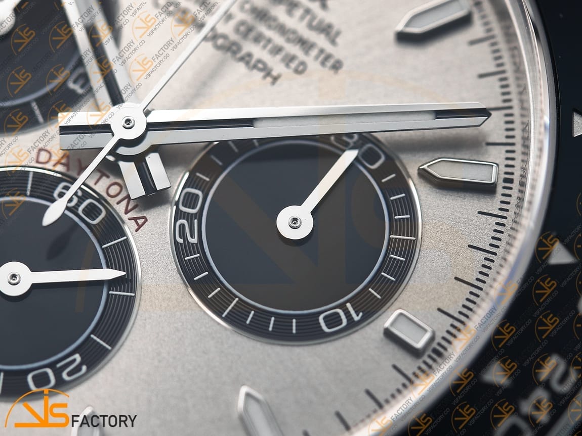 VSFactory (VSF) Rolex Daytona 126519 Gray Black Dial White Gold Oysterflex / DD4801 Movement - 图片 9