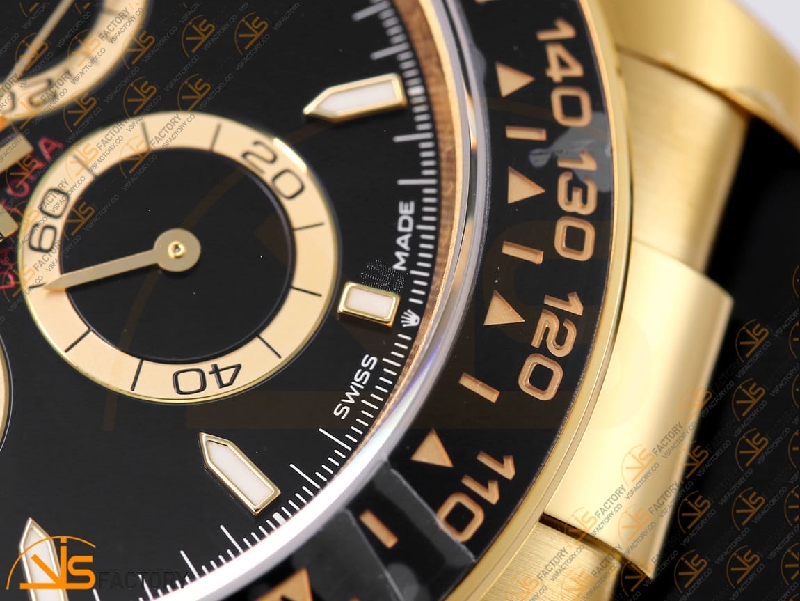 VSFactory (VSF) Rolex Daytona 126518 Black Dial Yellow Gold Oysterflex DD4801 Movement - 图片 13