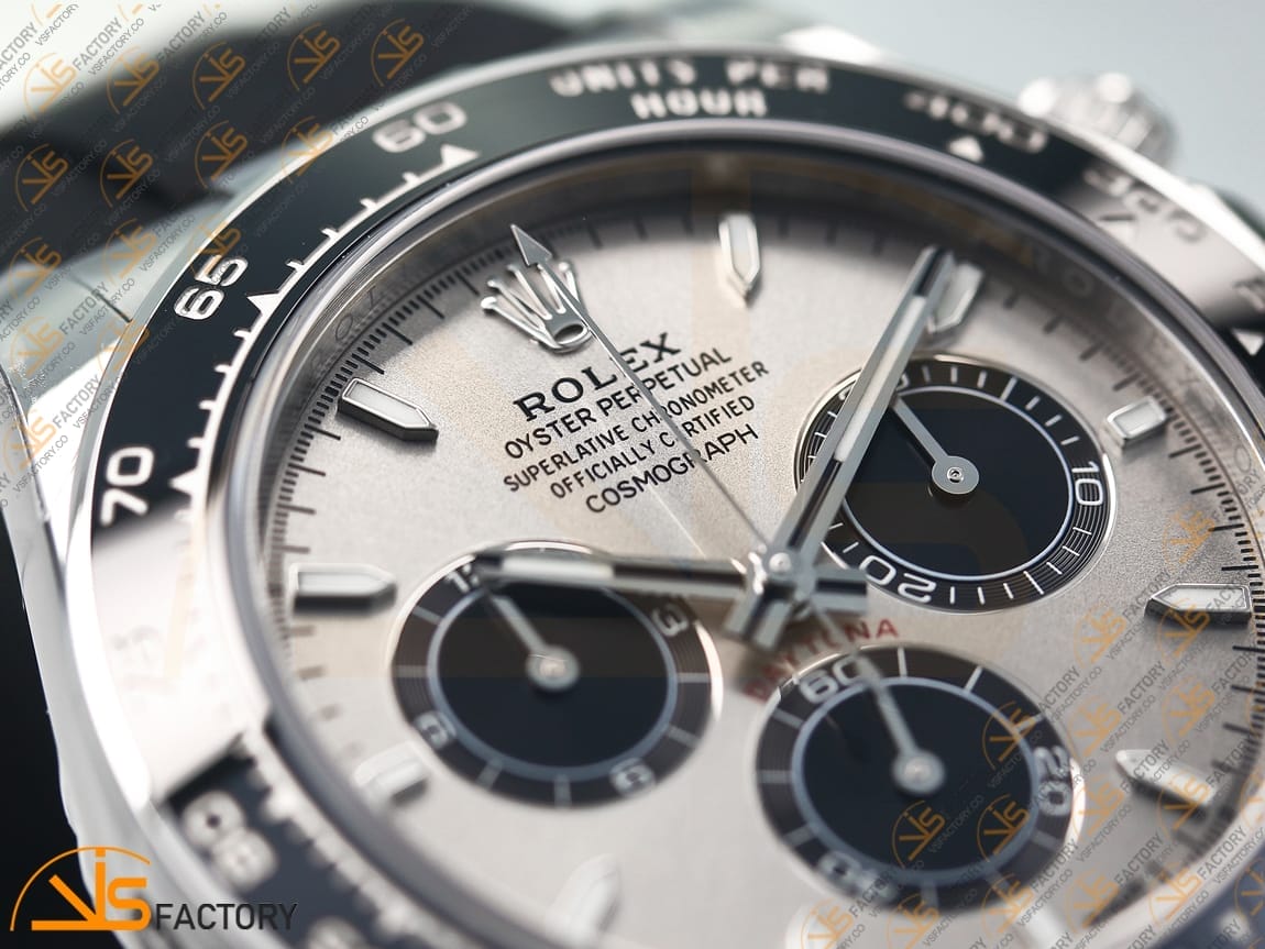 VSFactory (VSF) Rolex Daytona 126519 Gray Black Dial White Gold Oysterflex / DD4801 Movement - 图片 6