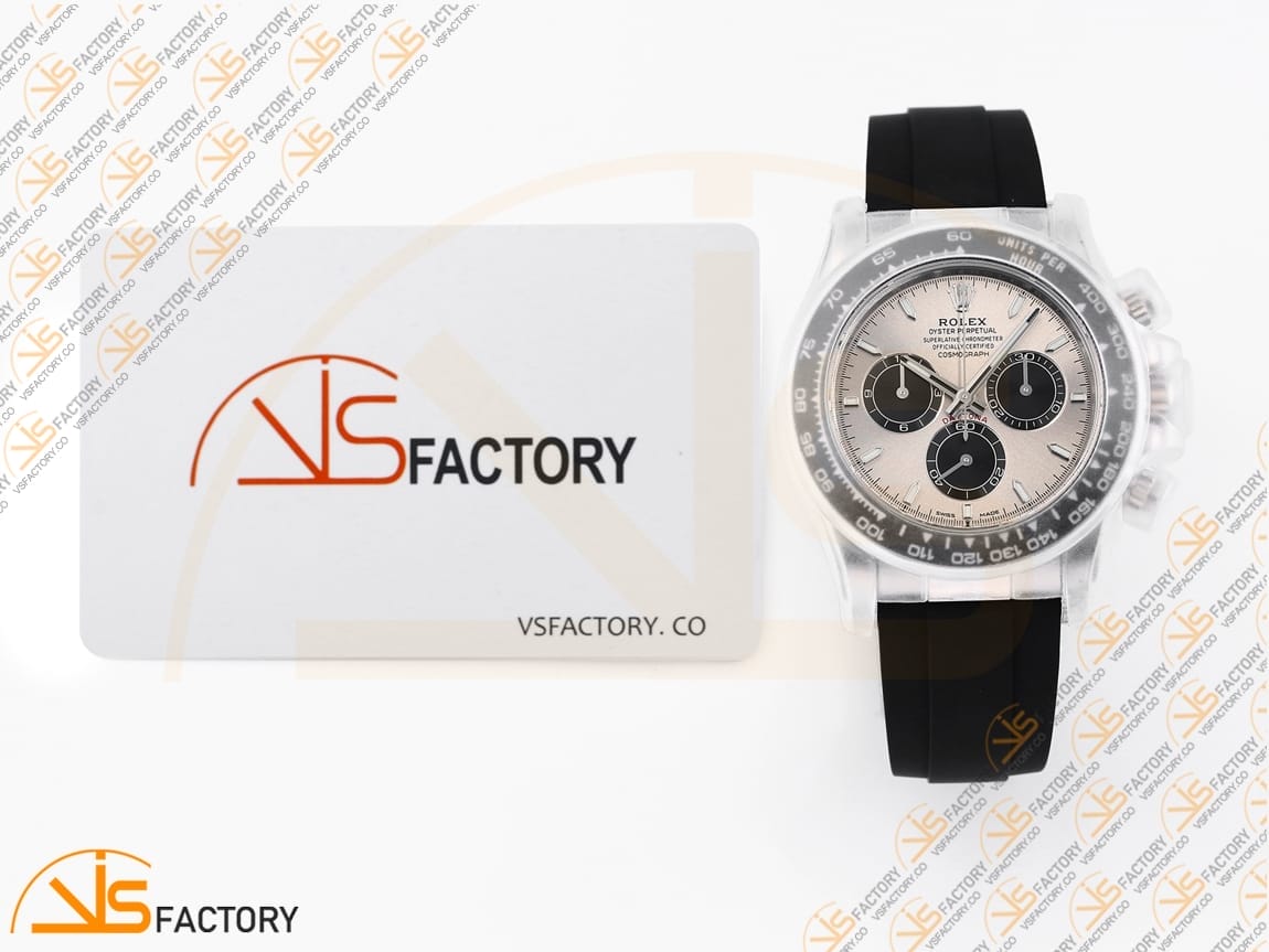 VSFactory (VSF) Rolex Daytona 126519 Gray Black Dial White Gold Oysterflex / DD4801 Movement - 图片 2