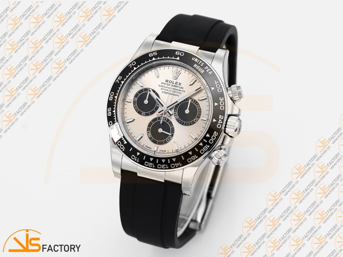 VSFactory (VSF) Rolex Daytona 126519 Gray Black Dial White Gold Oysterflex / DD4801 Movement - 图片 4