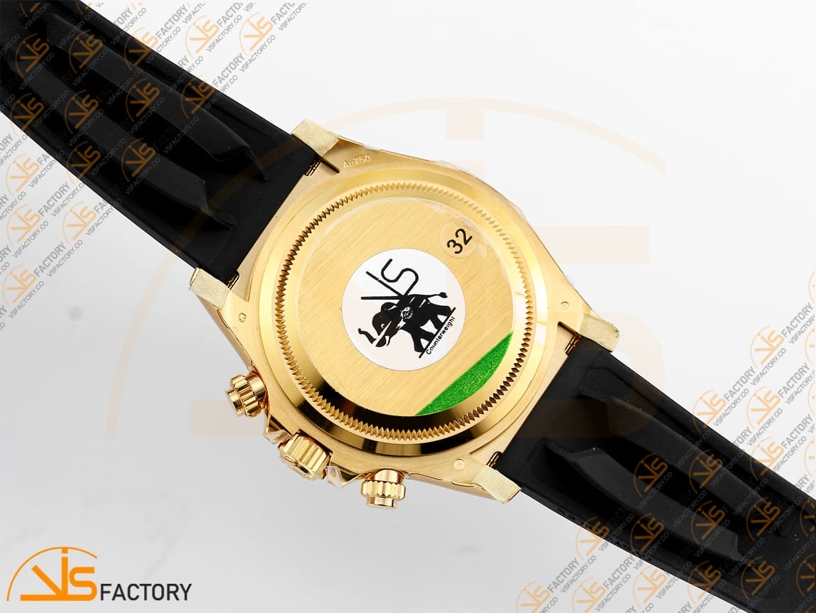 VSFactory (VSF) Rolex Daytona 126518 Black Dial Yellow Gold Oysterflex DD4801 Movement - 图片 10
