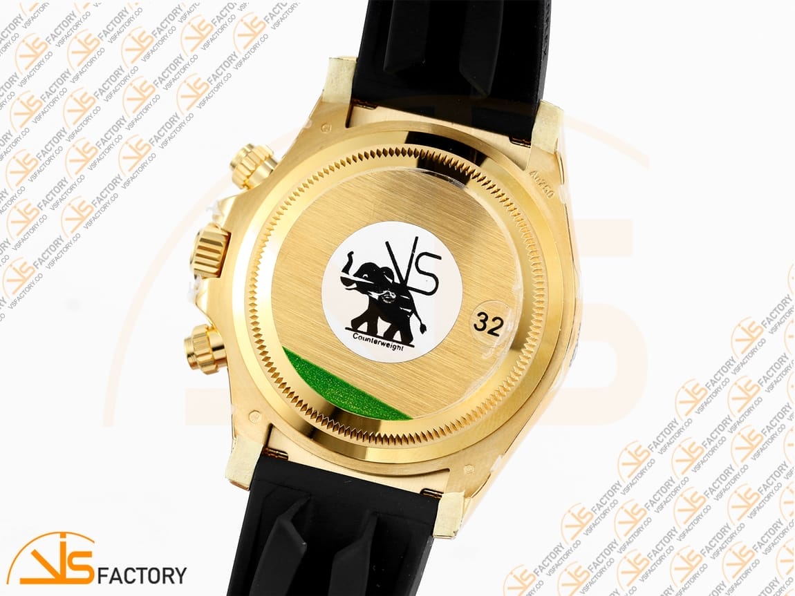 VSFactory (VSF) Rolex Daytona 126518 Black Dial Yellow Gold Oysterflex DD4801 Movement - 图片 11
