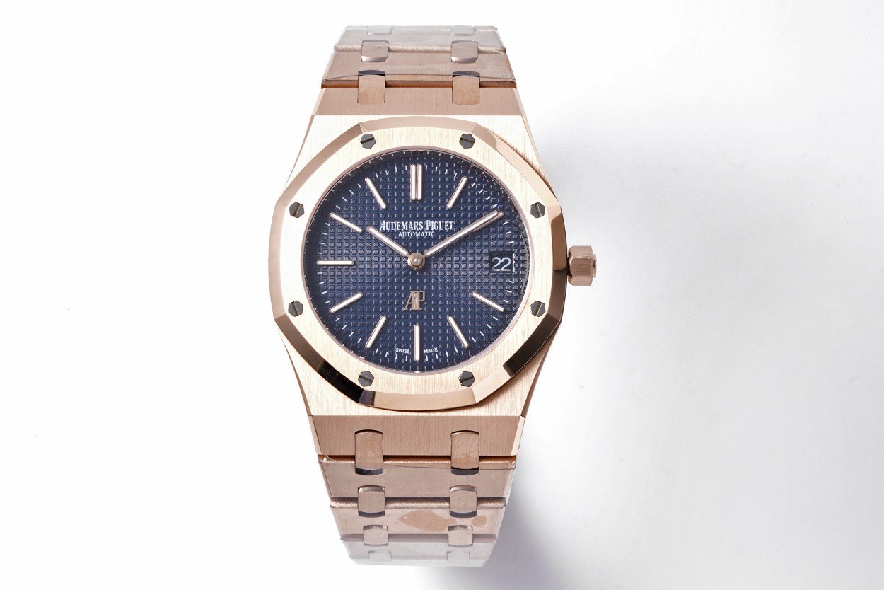 1:1 Super Clone AP Royal Oak Ref.15202 Rose Gold Swiss 2121 Calibre Watch - Image 7