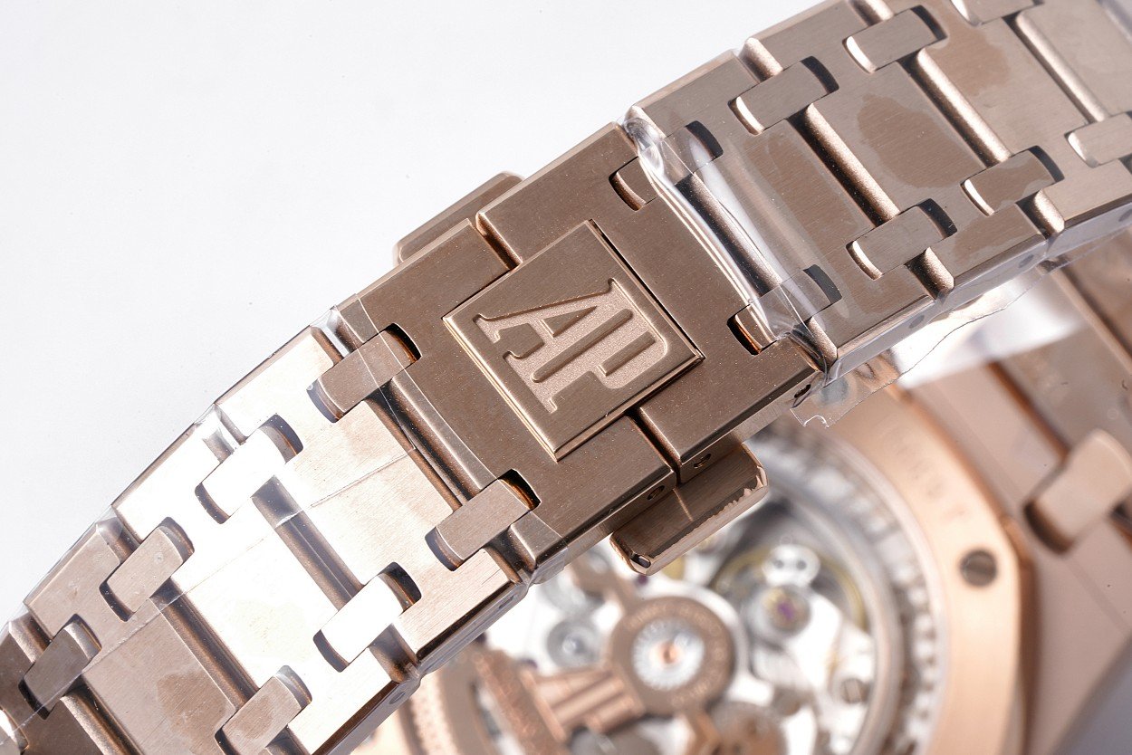 1:1 Super Clone AP Royal Oak Ref.15202 Rose Gold Swiss 2121 Calibre Watch - Image 4