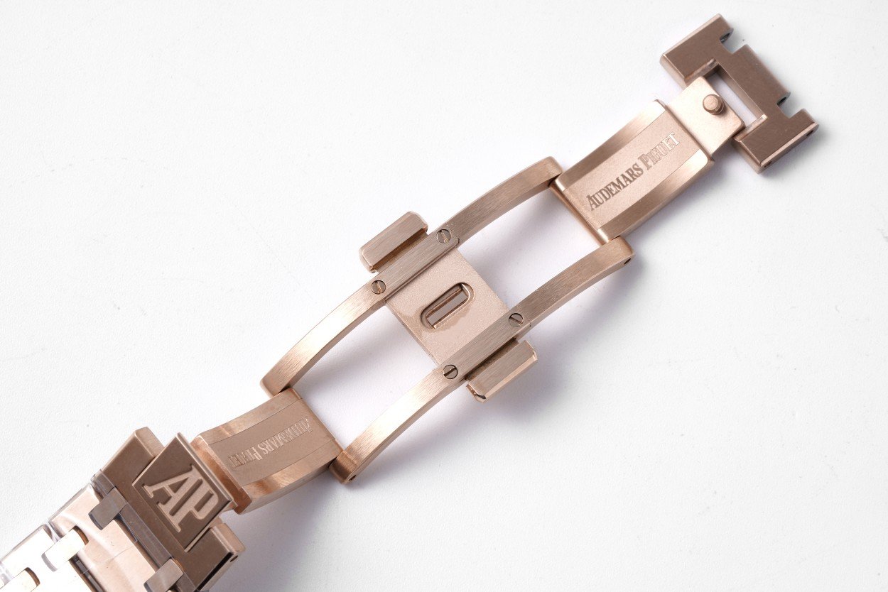 1:1 Super Clone AP Royal Oak Ref.15202 Rose Gold Swiss 2121 Calibre Watch - Image 3
