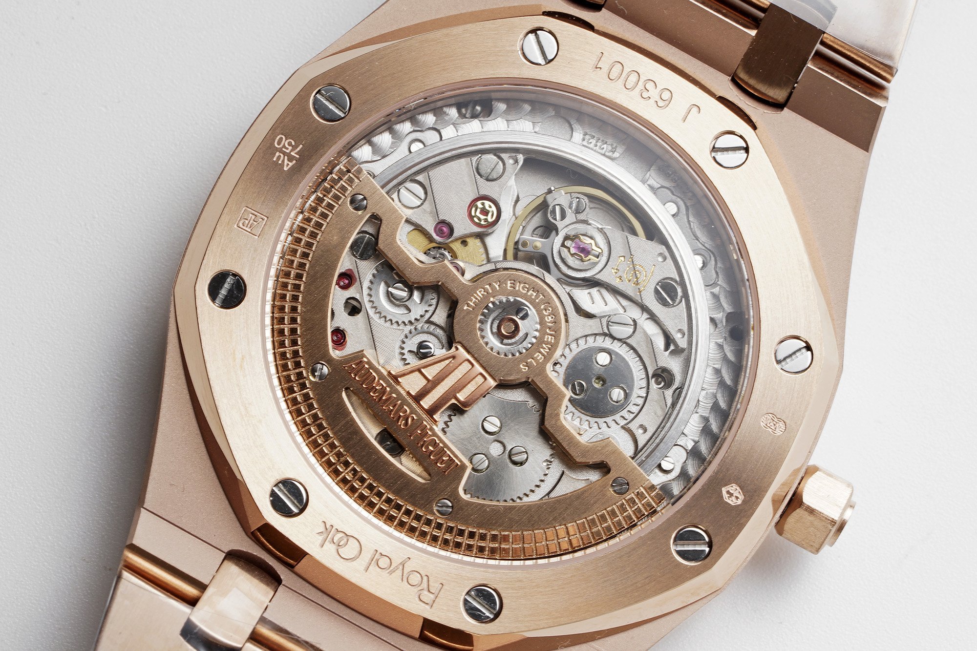1:1 Super Clone AP Royal Oak Ref.15202 Rose Gold Swiss 2121 Calibre Watch - Image 5