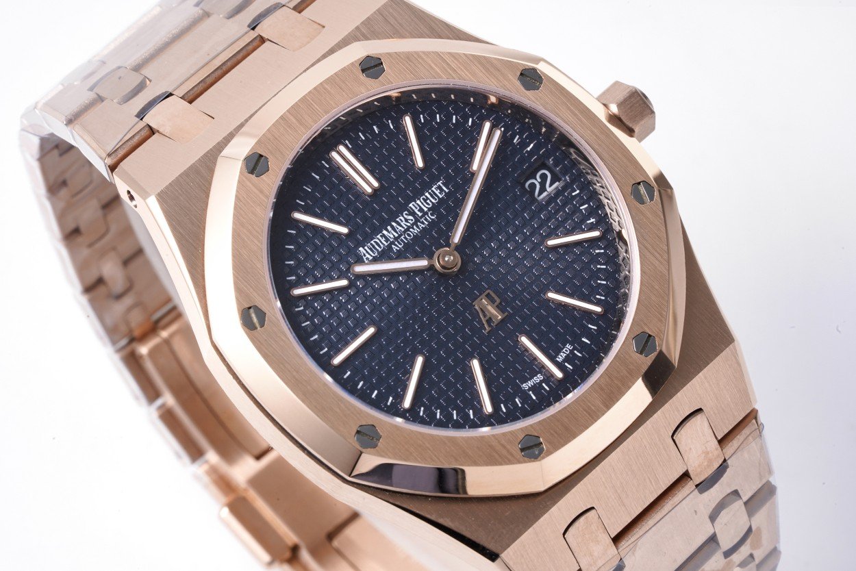 1:1 Super Clone AP Royal Oak Ref.15202 Rose Gold Swiss 2121 Calibre Watch