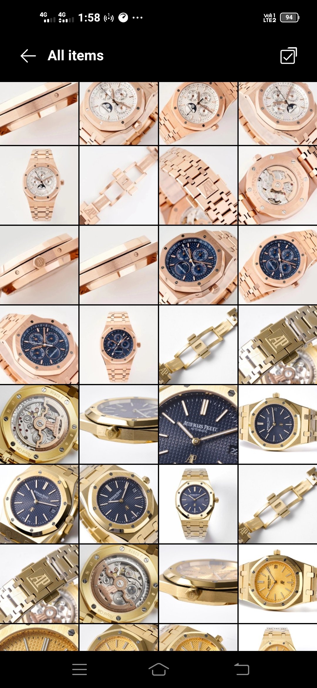 Audemars Piguet Royal Oak JUMBO Yellow Gold Blue dial - Image 9