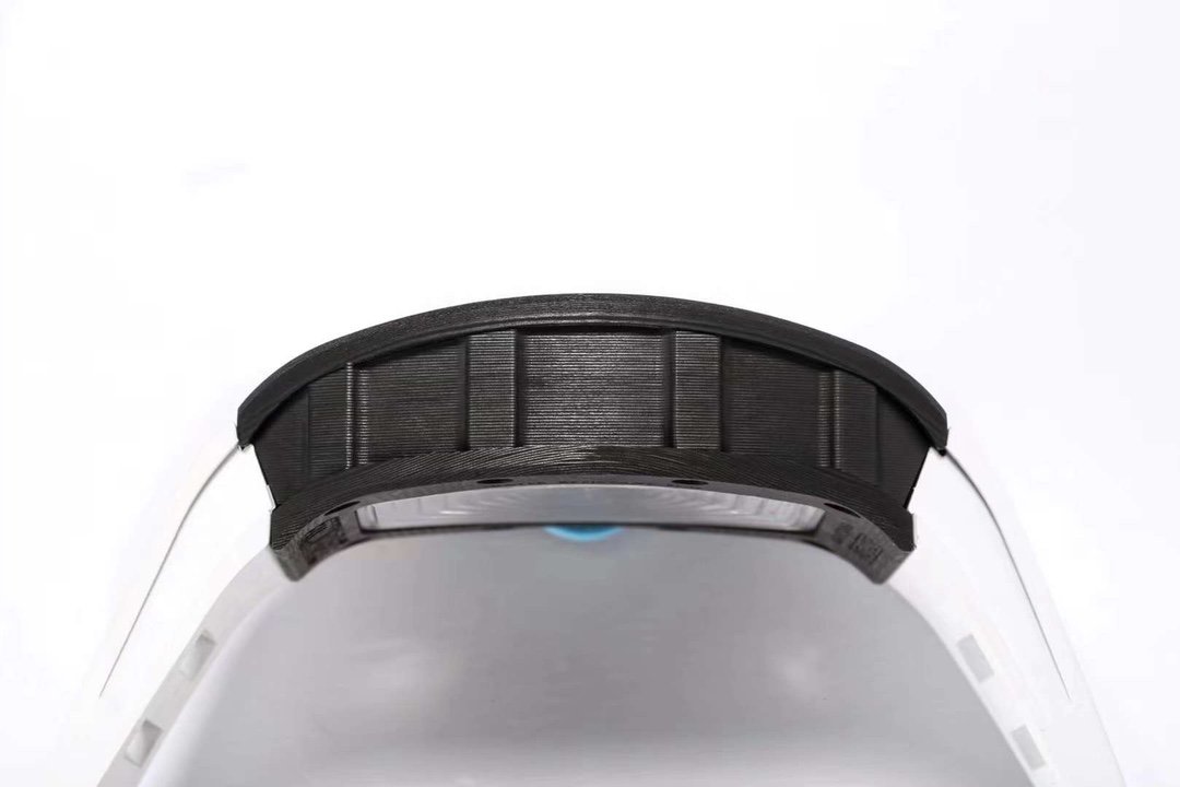 Richard Mille RM055 Balck Case White Rubber Strap Swiss Super Clone - Image 2