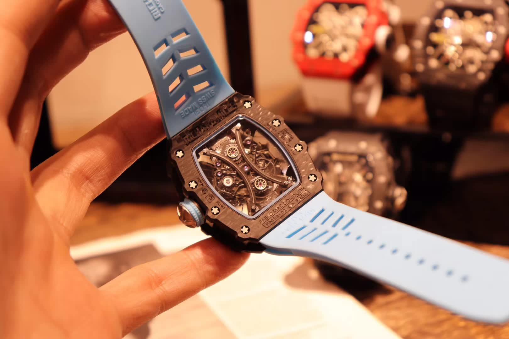 RM53-01 Tourbillon Pablo Mac Donough Black Carbon Fiber Case - Image 5