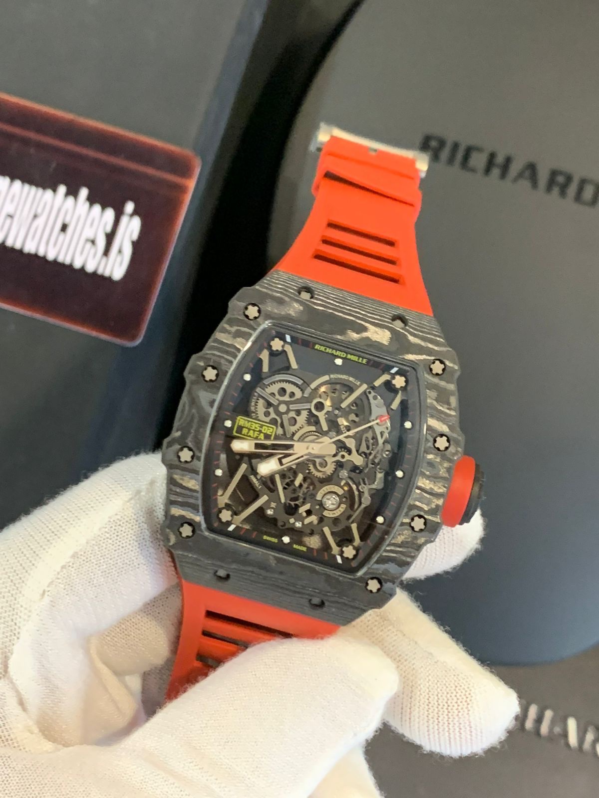 Richard Mille Rafael Nadal RM35-02 Textured Case Replica - Image 3