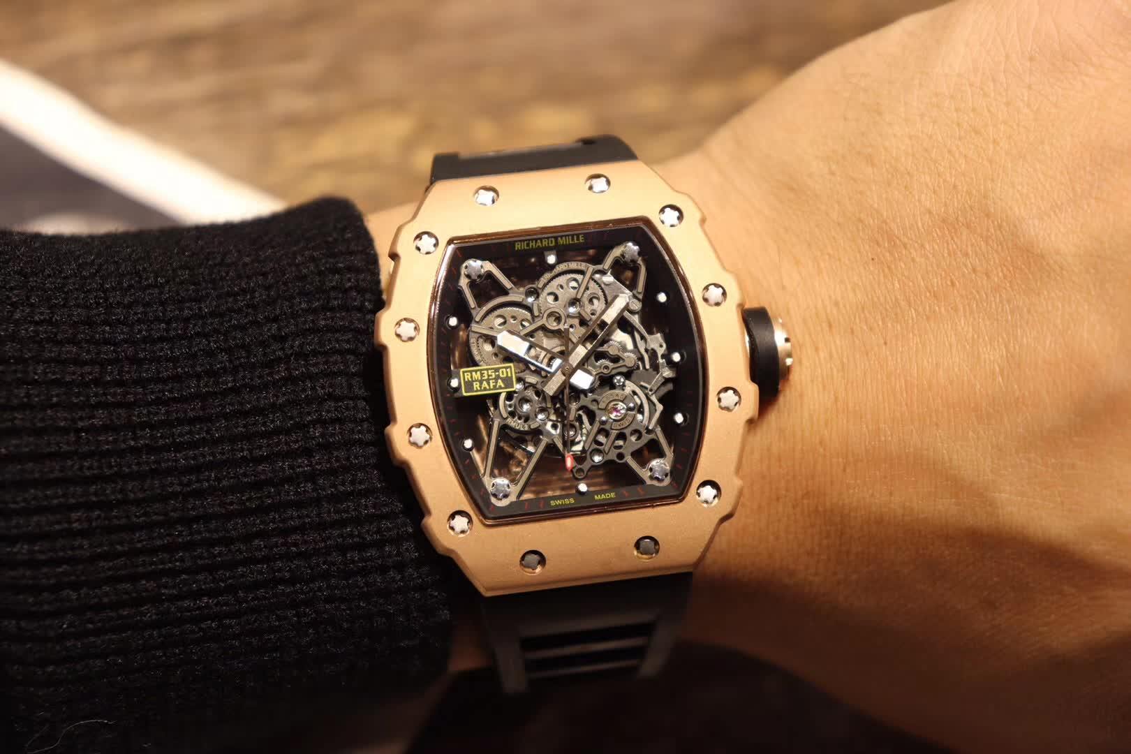 Replica Richard Mille Nadal RM 35-01 Rafa ZF V2 Rose Gold - Image 5