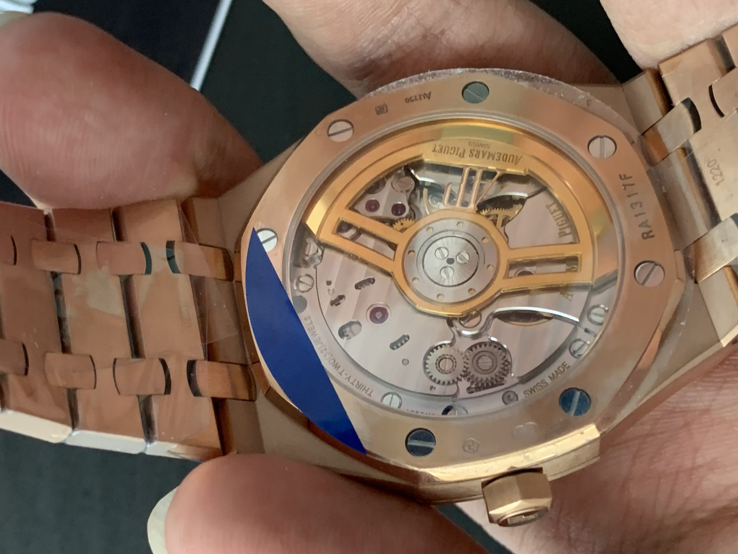 AP Royal Oak Rose Gold Black Dial 15500 Super Clone