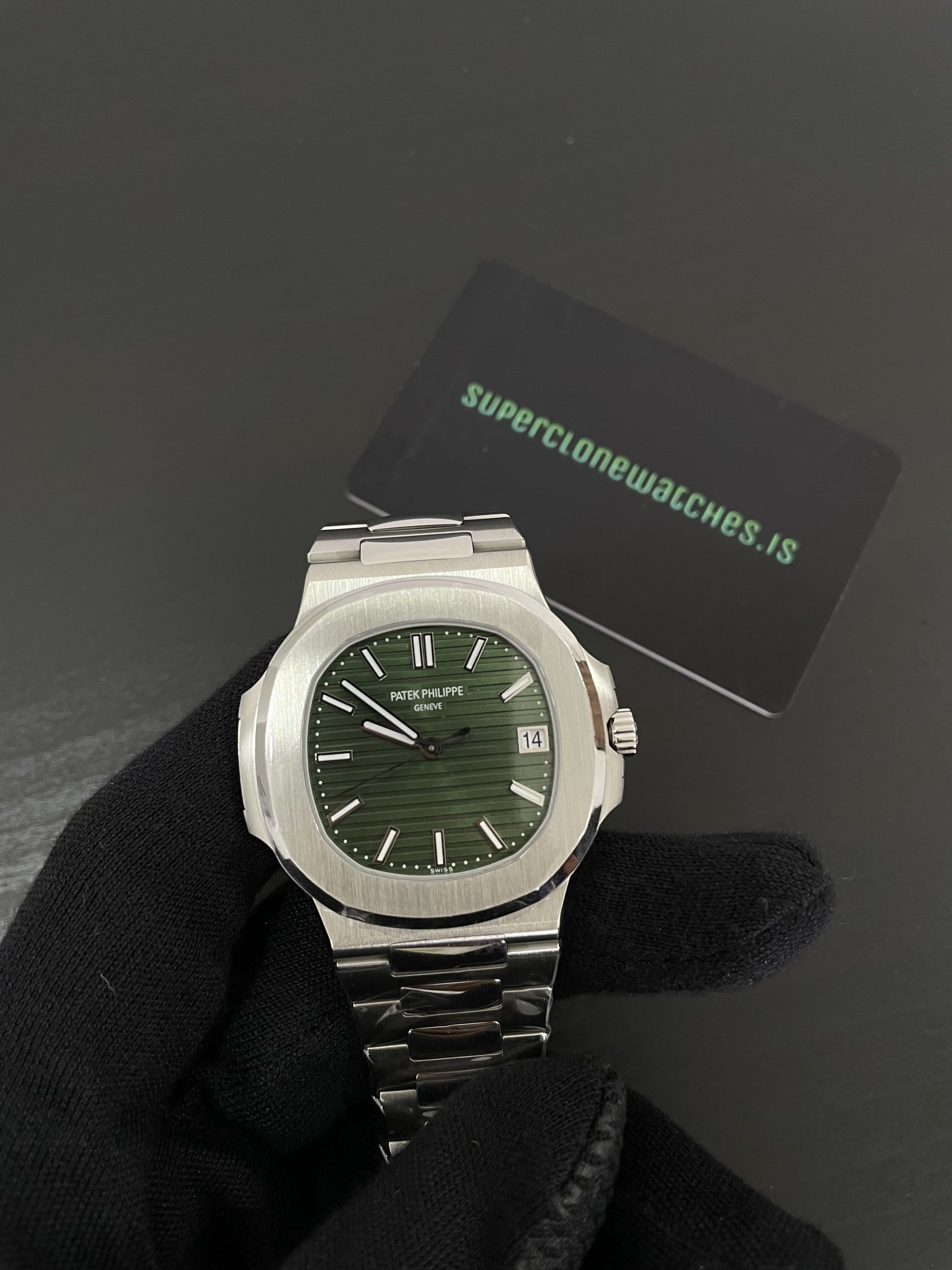 Patek Philippe Nautilus 5711/1A Green Dial Clone Movement - Image 4