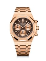 AP Royal Oak Chronograph Ref.26331 Rose Gold Silver Dial Swiss Replica