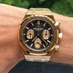 AP Royal Oak Chronograph Self-Winding Rose Gold Chocolate dial Swiss Clone Movement Super Clone