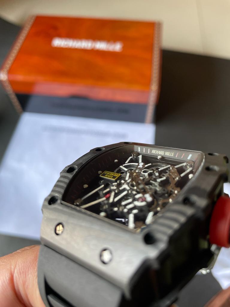 Richard mille RM35-02 Rafa Nadal Black textured Case High-End Copy - Image 8