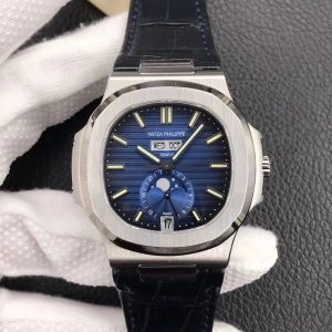 Patek Philippe 5726 Annual calendar Leather Strap Swiss Movement Replica