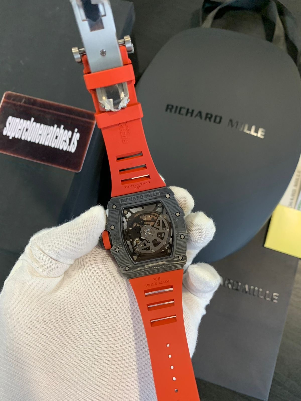 Richard Mille Rafael Nadal RM35-02 Textured Case Replica - Image 8