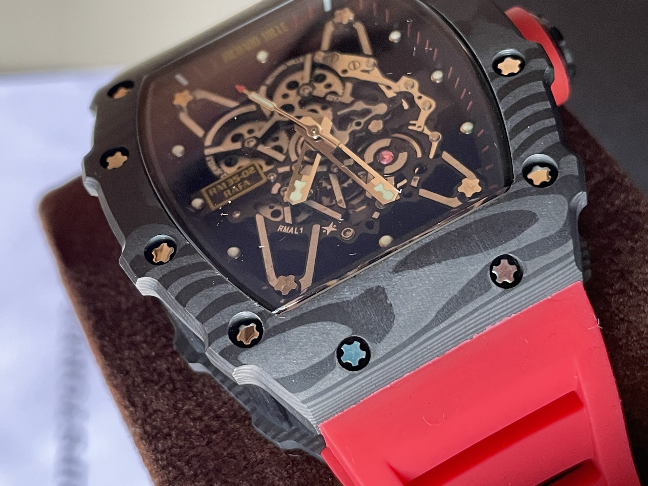 Richard Mille Rafael Nadal RM35-02 Textured Case Replica - Image 9