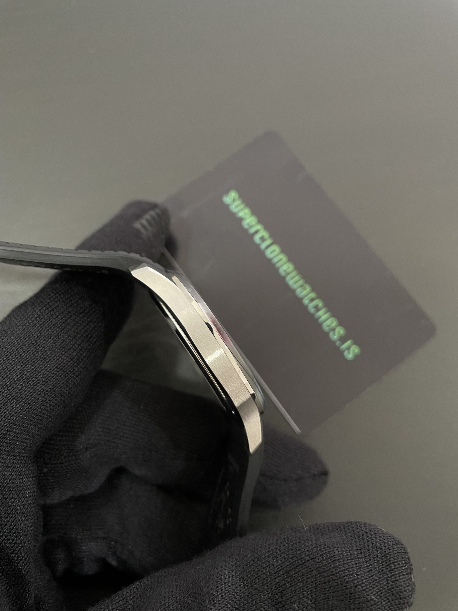 Super Replica Patek Philippe Aquanaut Black Strap 5167A Swiss Clone Movement - Image 2