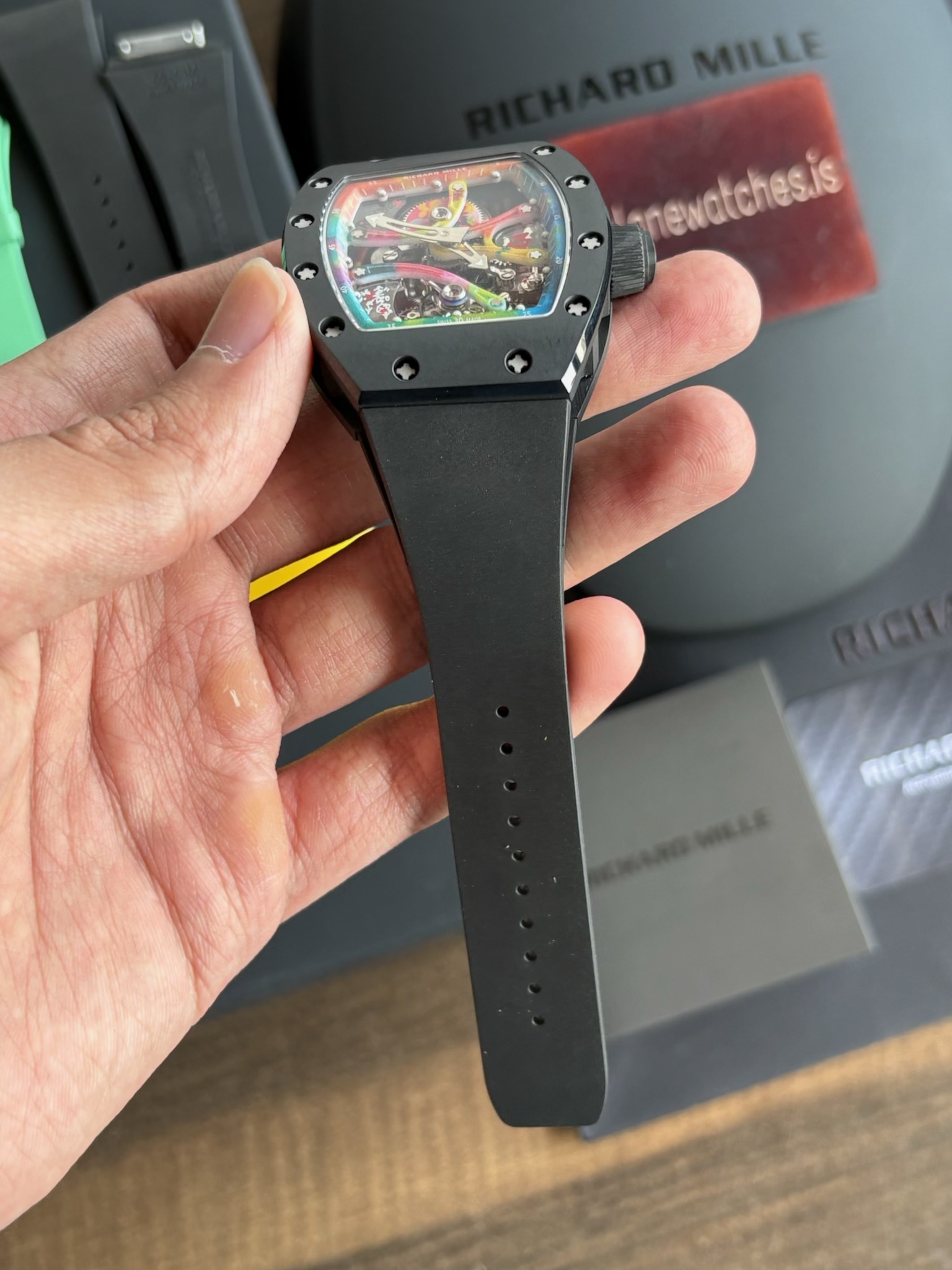 Richard Mille Cyril kongo Graffiti Tourbillon RM68-01 Hyper Replica