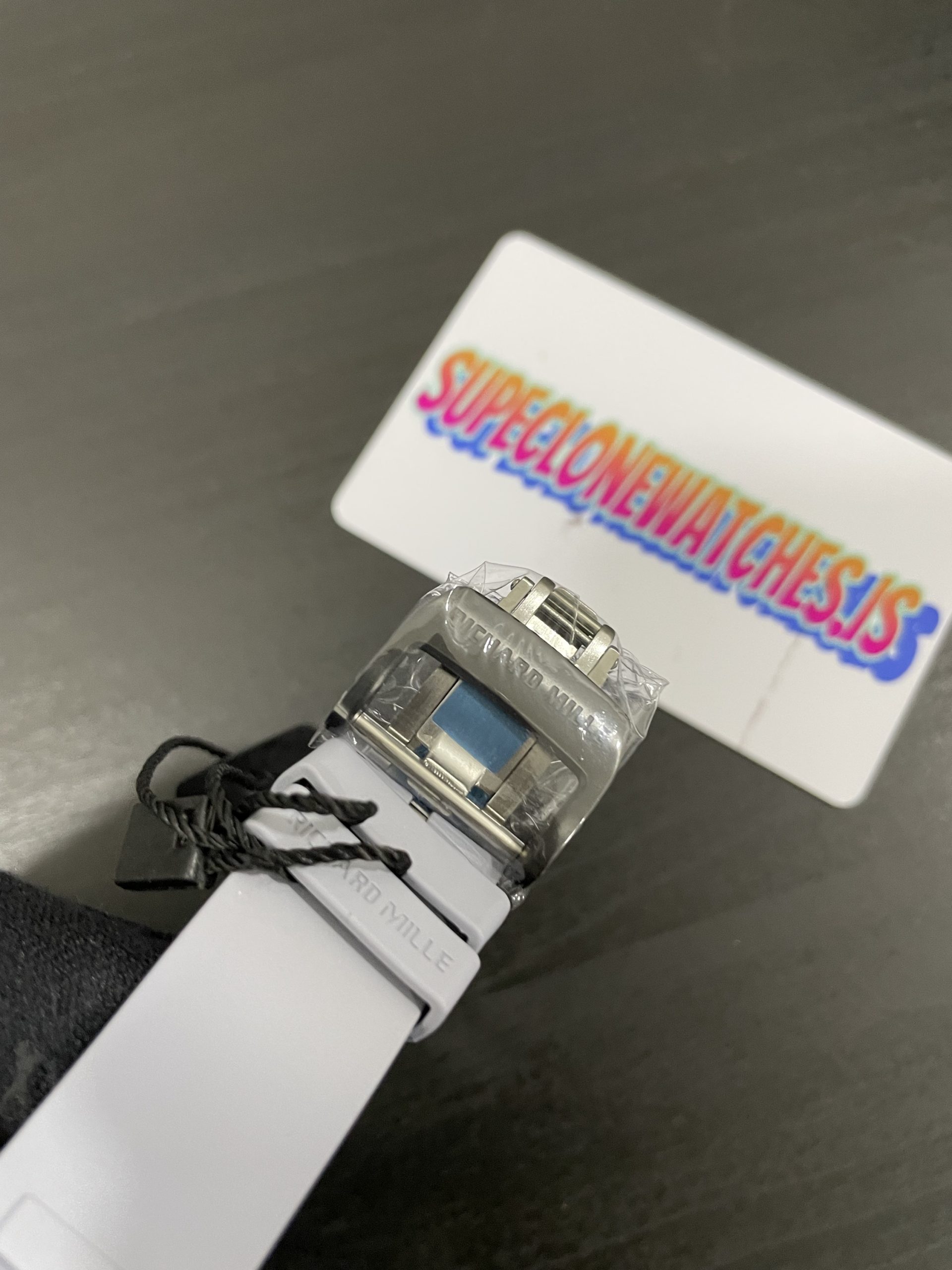 Richard Mille RM35-02 Rafael Nadal grey STrap Black NTPT Carbon Fiber Case Super Replica - Image 3