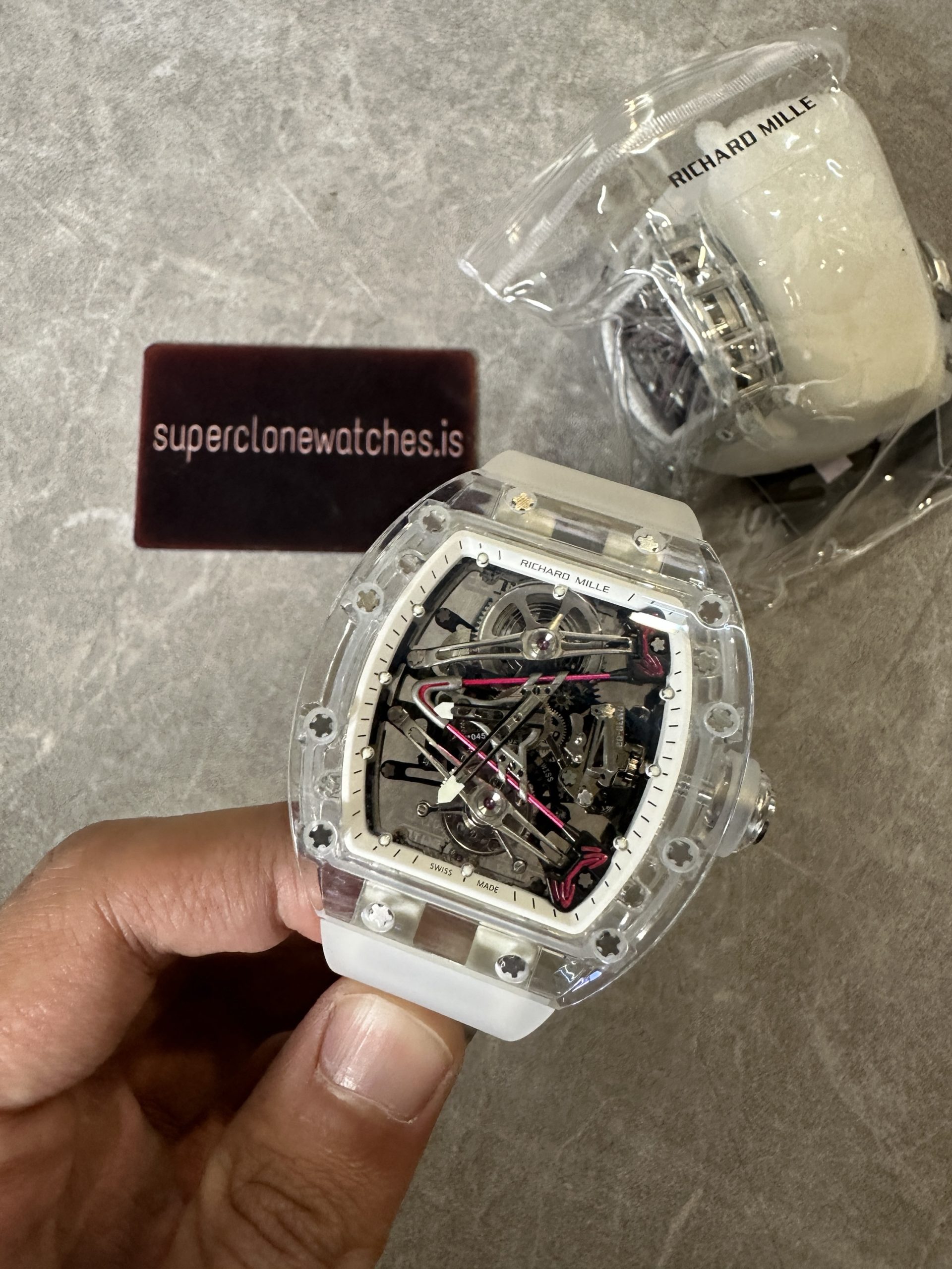 SUPER FAKE RM38-02 BUBBA WATSON MANUAL WINDING TOURBILLON MOVEMENT - Image 3