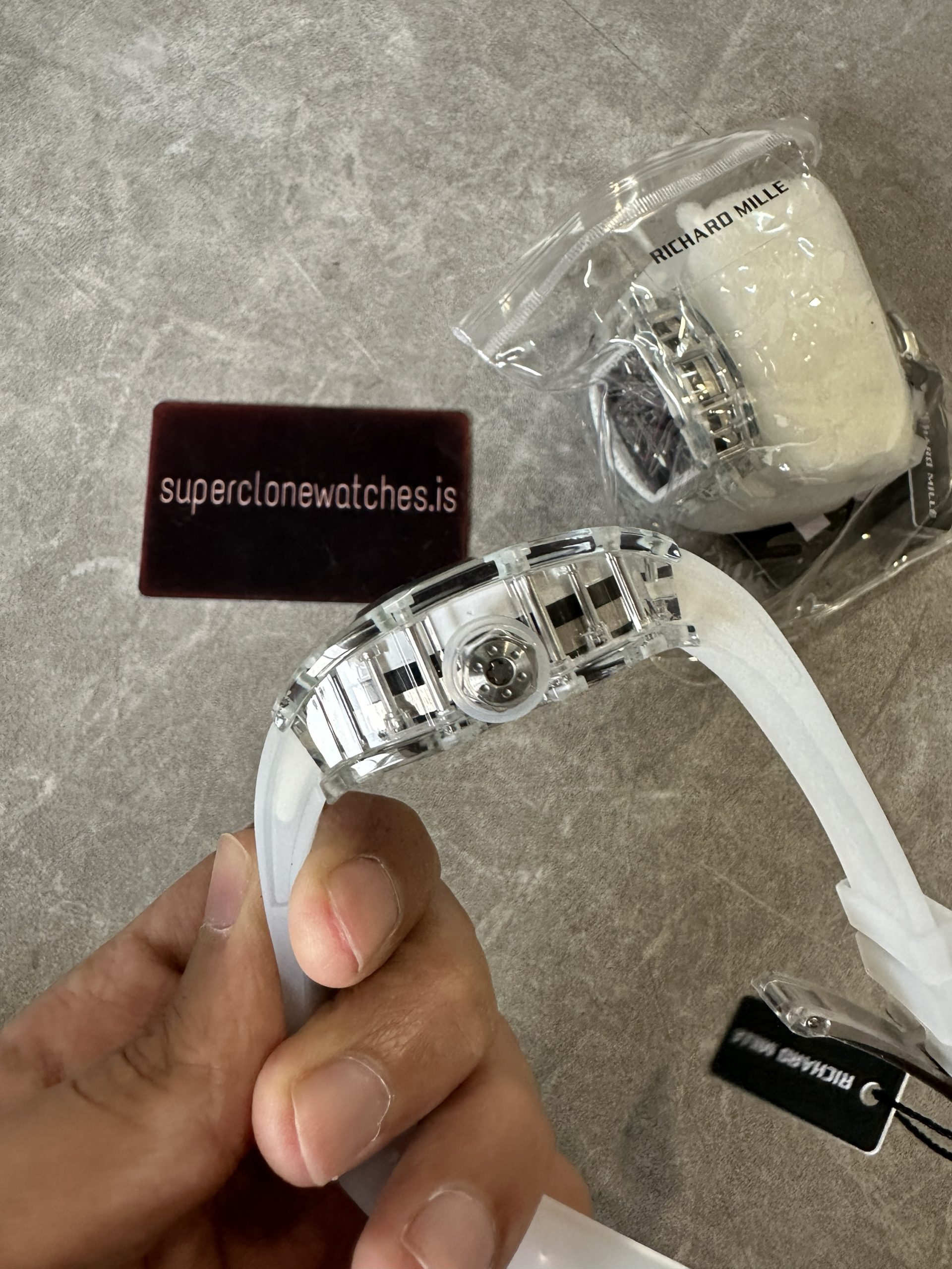 SUPER FAKE RM38-02 BUBBA WATSON MANUAL WINDING TOURBILLON MOVEMENT - Image 8
