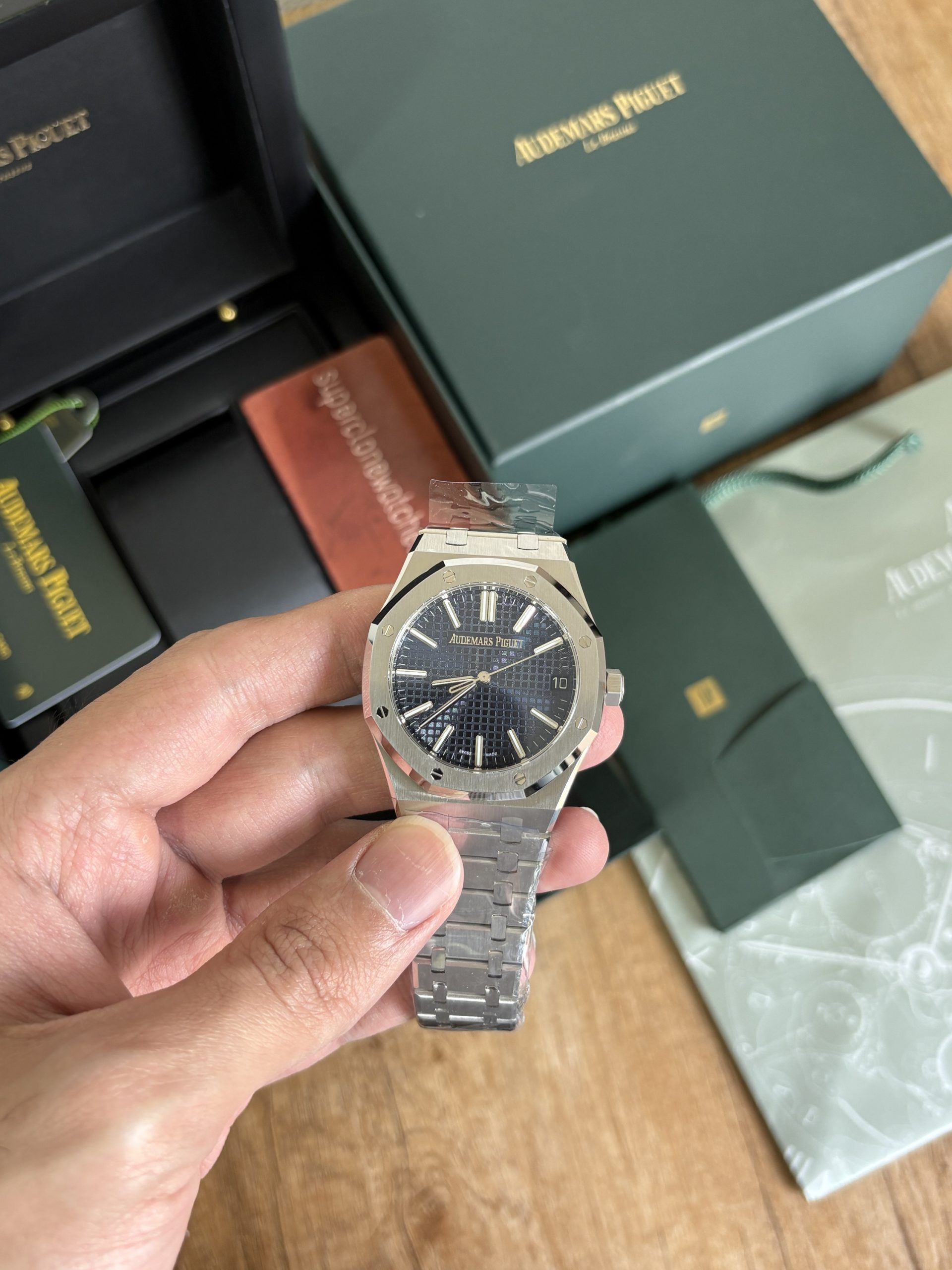Audemars Piguet Royal Oak Replica Ref15510ST.OO.1320ST.06 Blue Dial