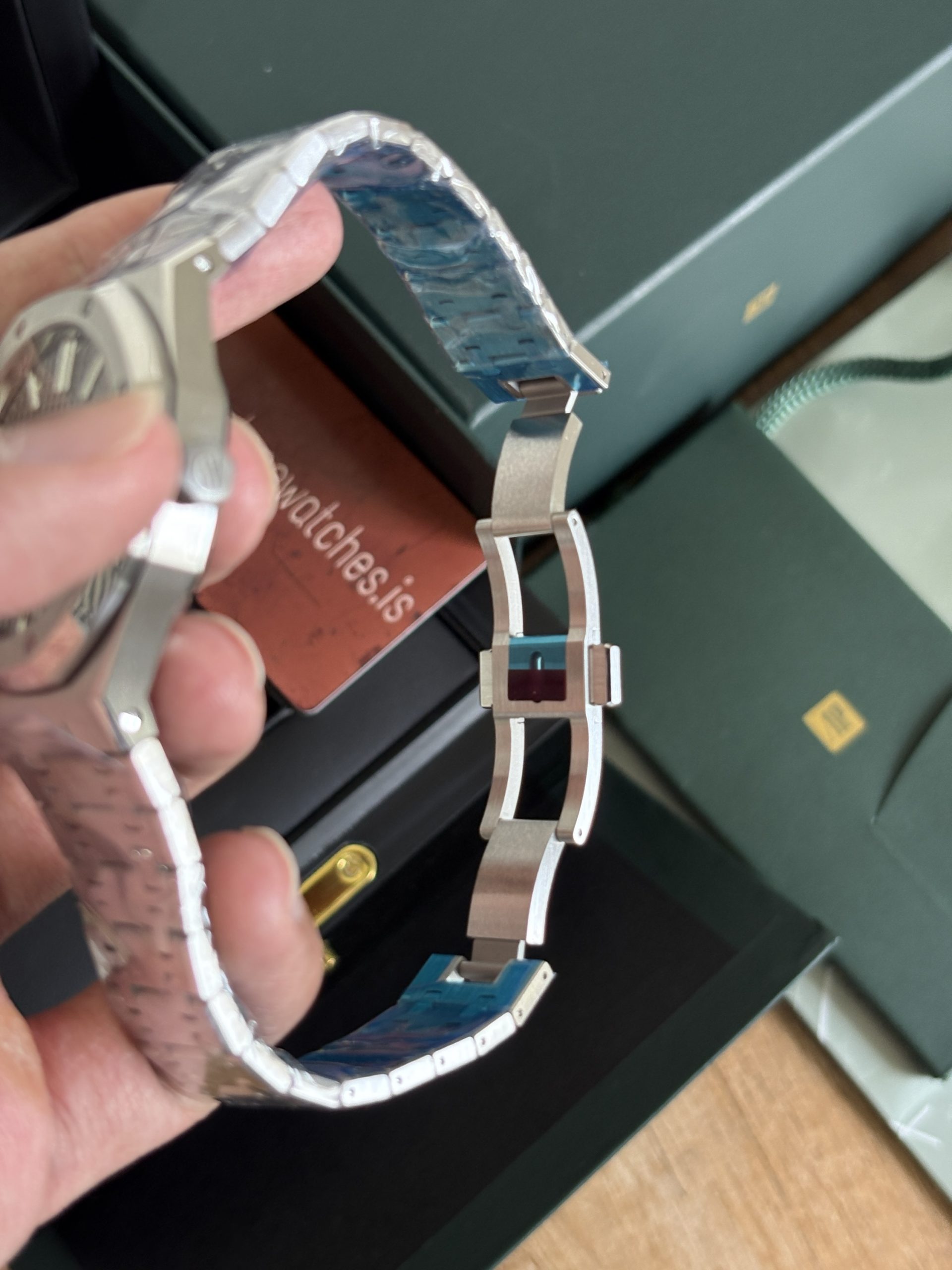 Audemars Piguet Royal Oak Grey Dial Ref.15510 Super Fake Watch - Image 5
