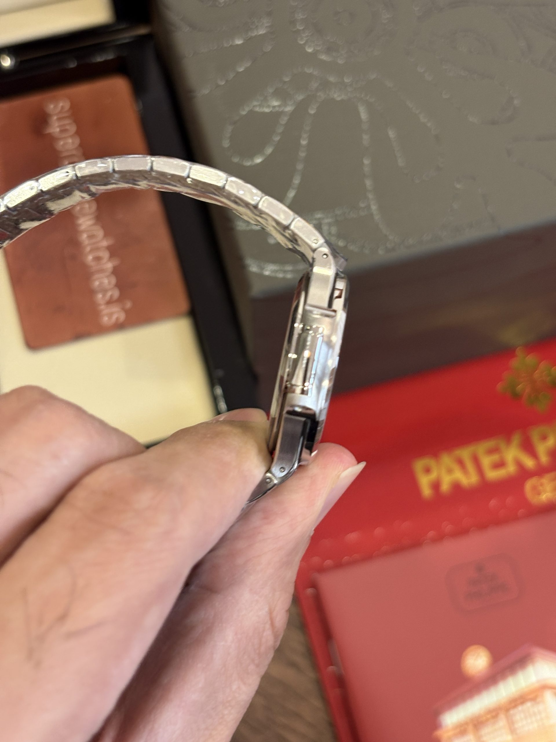 Superclone Patek Philippe Nautilus 7118/1A Smoke Grey Dial Stainless Steel - Image 9
