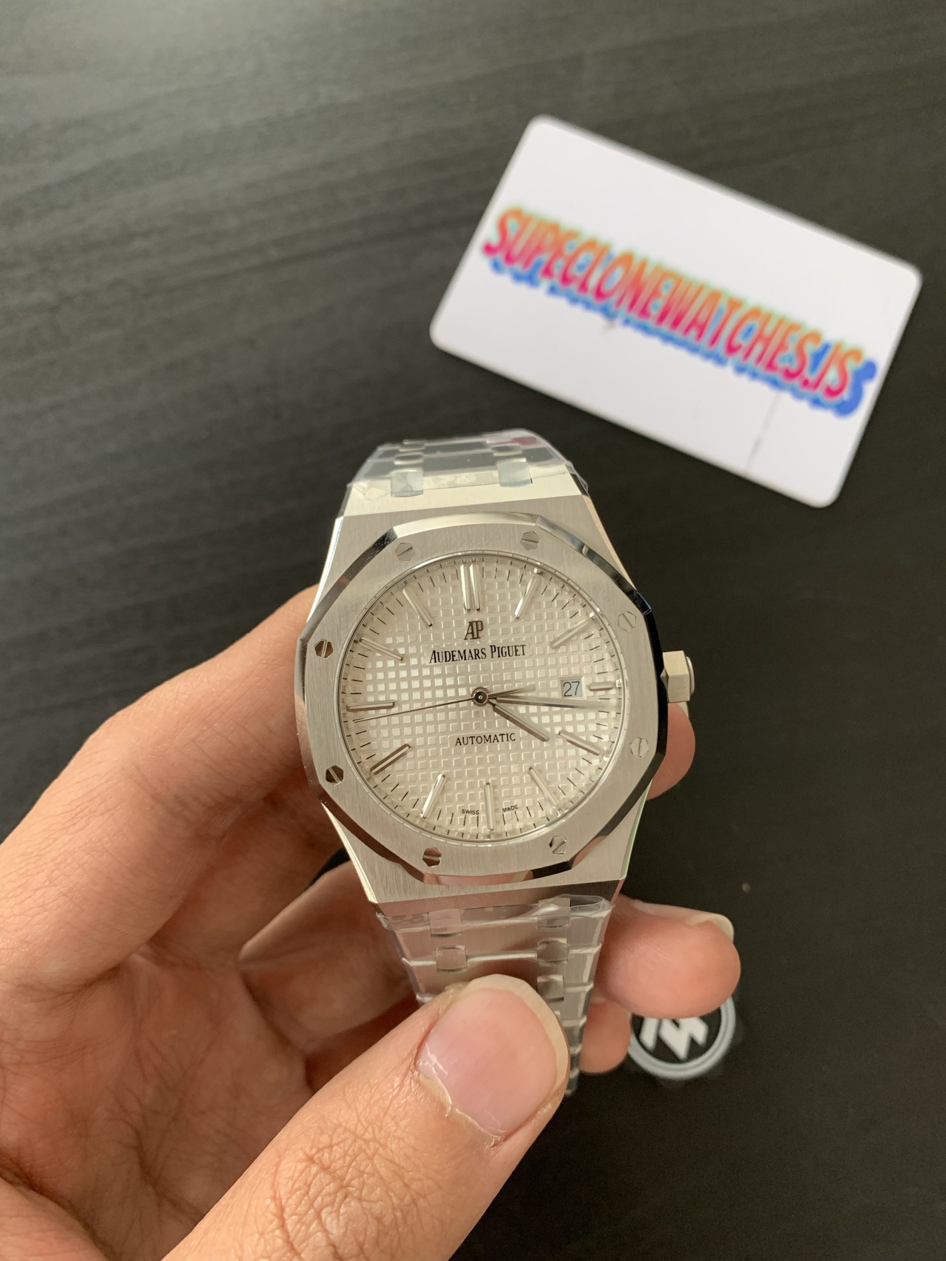 Fake AP Royal Oak Ref.15400 White Dial Swiss Movement - Image 3