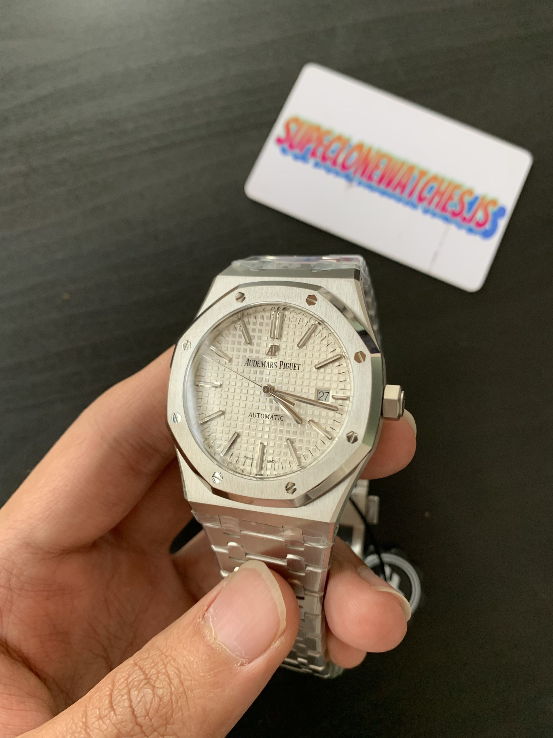Fake AP Royal Oak Ref.15400 White Dial Swiss Movement - Image 2