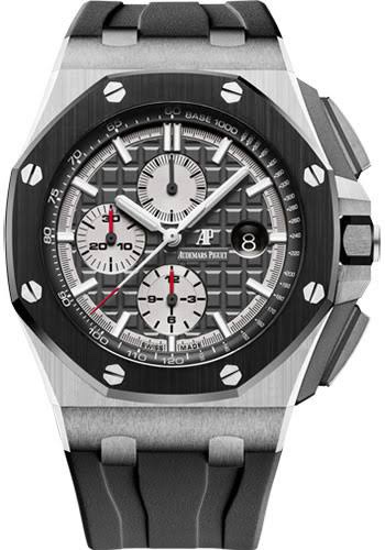 Audemars Piguet Royal Oak Offshore Titanium Black bezel Grey Dial Replica - Image 9