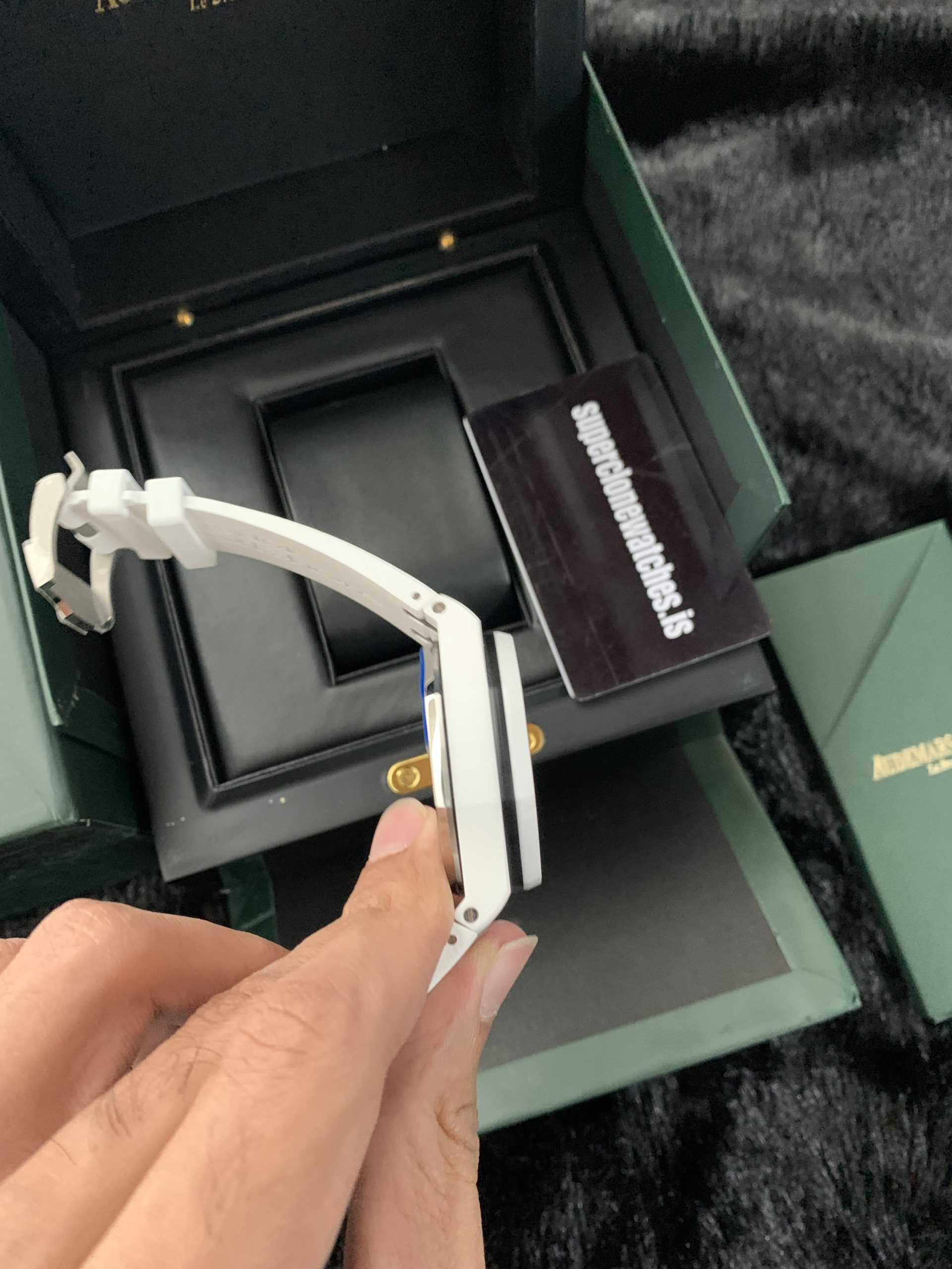 White Audemars Piguet Offshore Ceramic Ref 26402CB.OO.A010CA.01 Super Clone