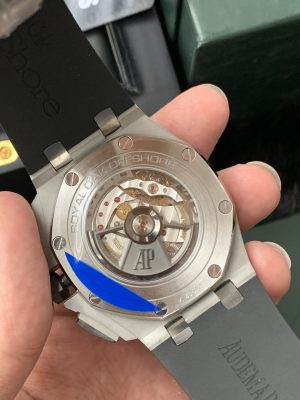 Audemars Piguet Royal Oak Offshore Titanium Black bezel Grey Dial Replica
